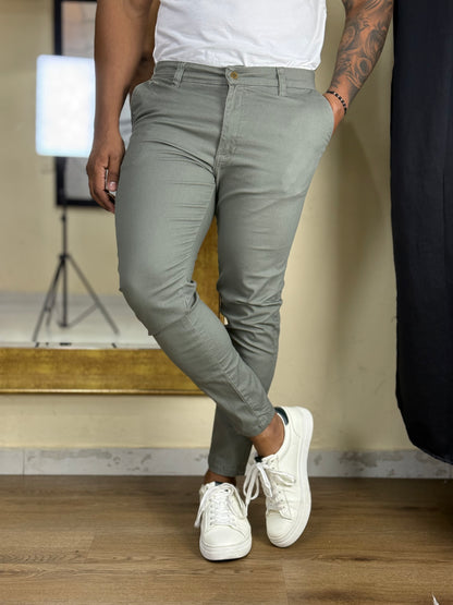 Pitbull Wear Pantalon Drill Hombre Slim Fit Algodón