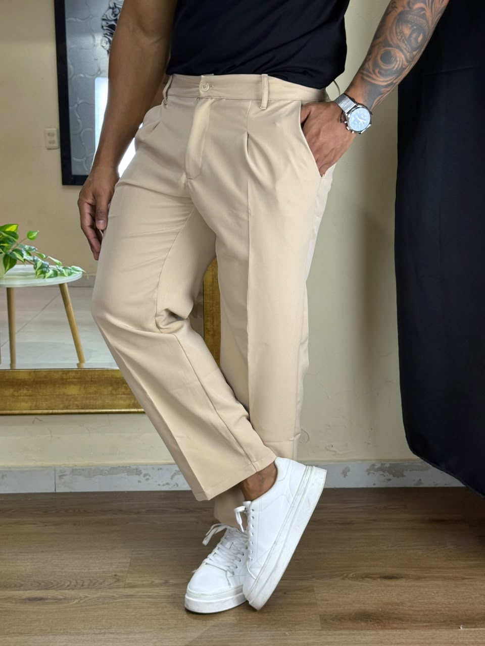 Pitbull Wear Pantalon Vittorino Hombre Tela Génova Stretch Straight Fit