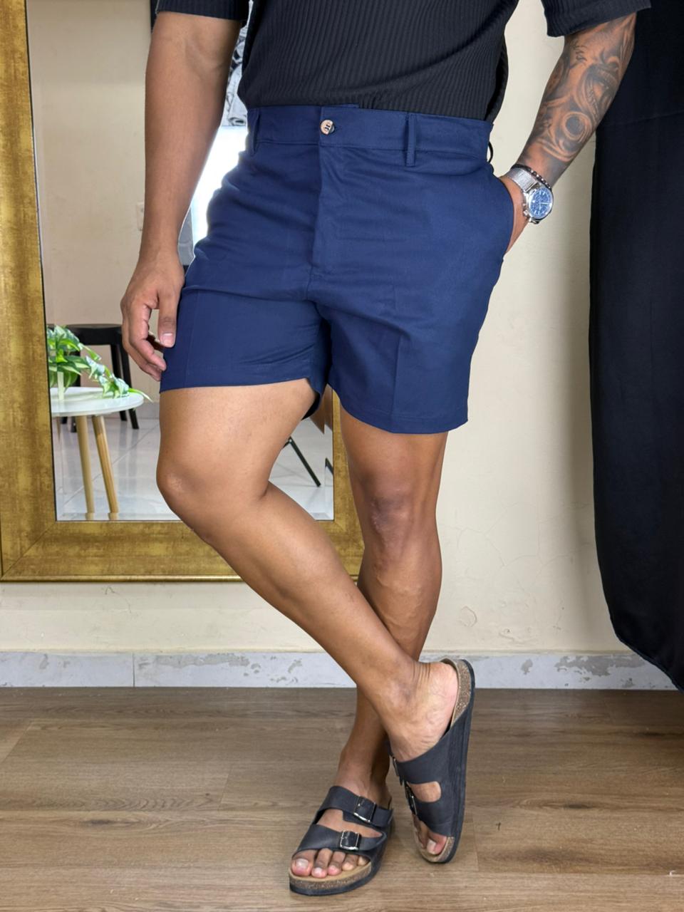 Pitbull Wear Bermuda Drill Hombre Slim Fit Algodón Varios Colores