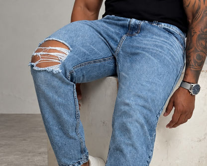 Pitbull Wear Jean Slim Fit Hombre Denim Luca Algodón Rigido