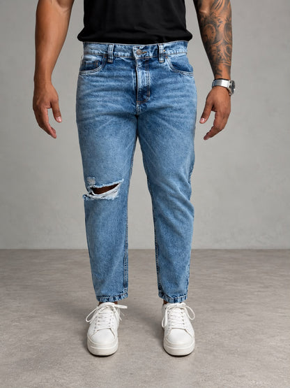 Pitbull Wear Jean Slim Fit Hombre Denim Luca Algodón Rigido