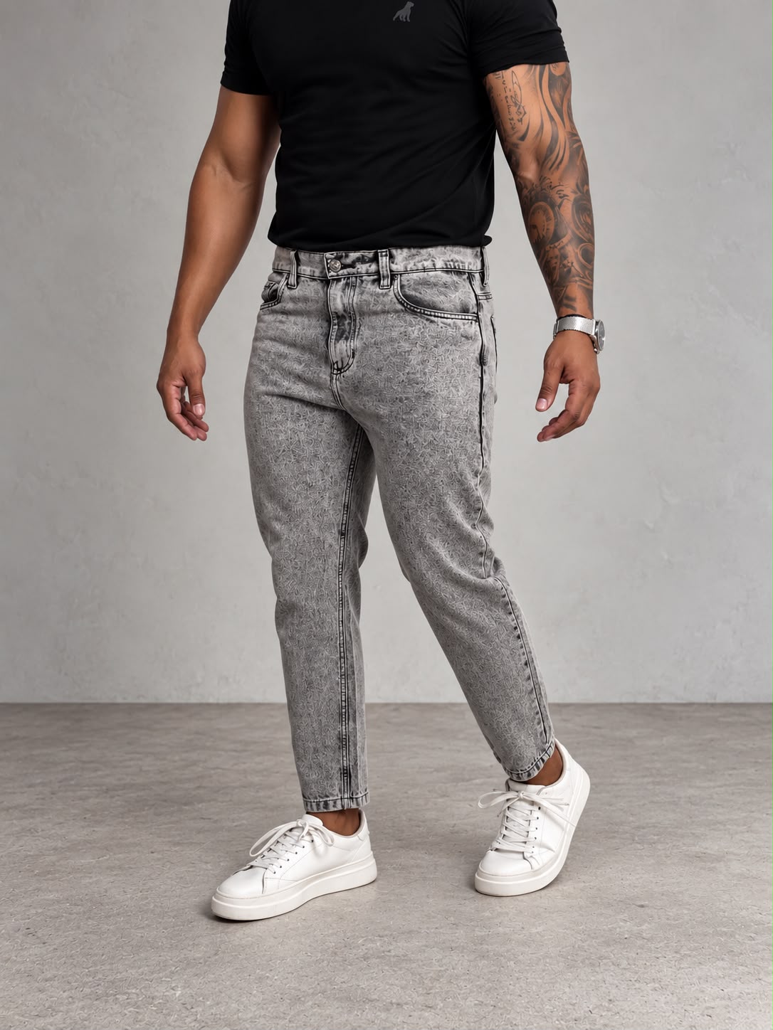 Pitbull Wear Jean Slim Fit Hombre Denim Luca Algodón Rigido