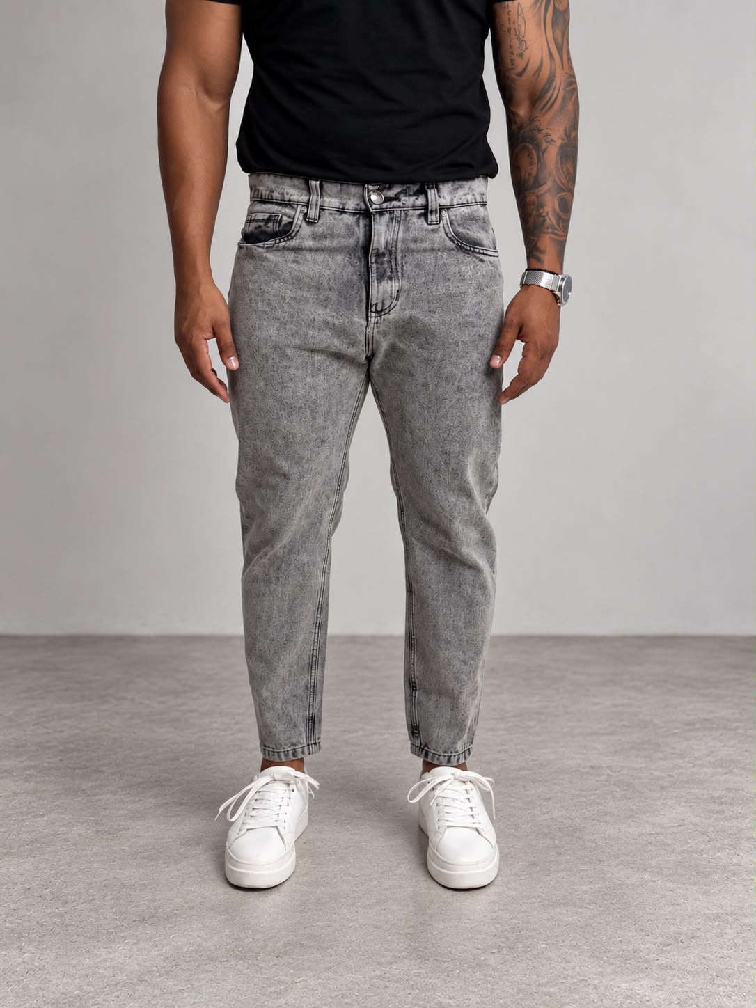 Pitbull Wear Jean Slim Fit Hombre Denim Luca Algodón Rigido